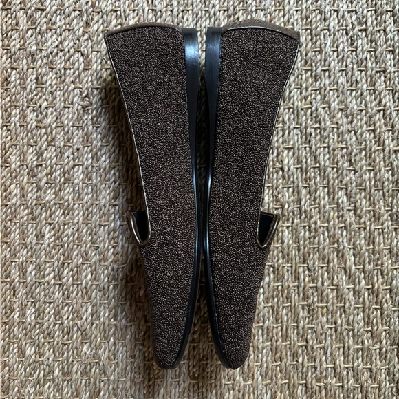 DONALD PLINER | DP Brown Beaded Flats Size 9 - Picture 13 of 14